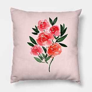 A bunch of rose Pillow