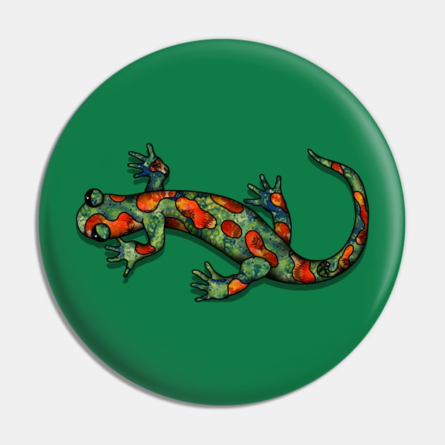 Salamander Pin by Zodiart