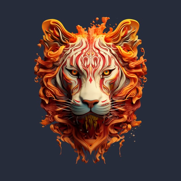 Tiger Paint by DavidLoblaw