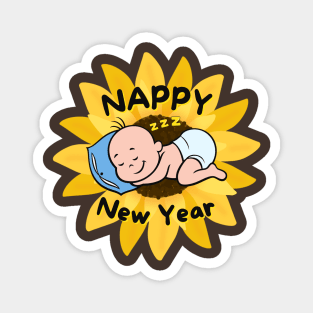 Sleepy Sunshine: Nappy New Year Magnet