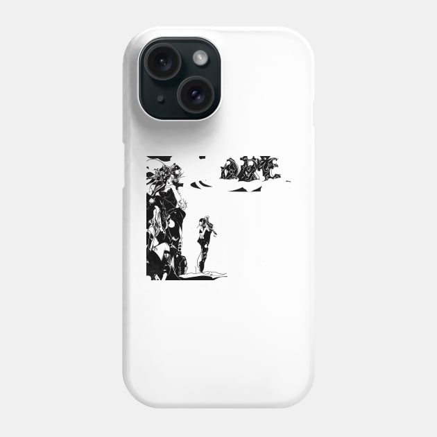 Black and White Magic. Science fiction female figure art. Phone Case by grantwilson