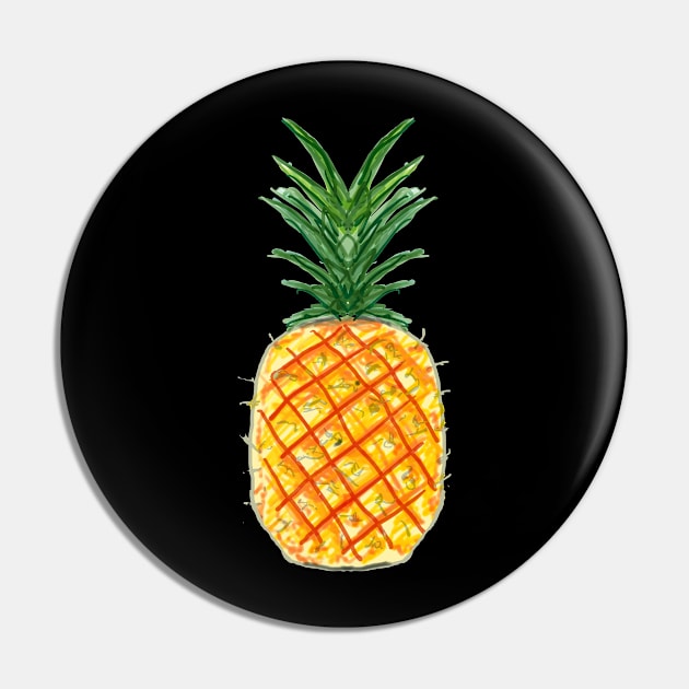 Pineapple Pin by Mark Ewbie