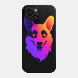 Spooky Corgi Halloween Portrait Phone Case