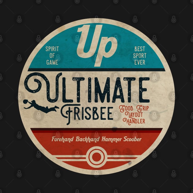 Ultimate Frisbee Vintage by CTShirts