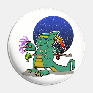 Lizardman Shaman Pin