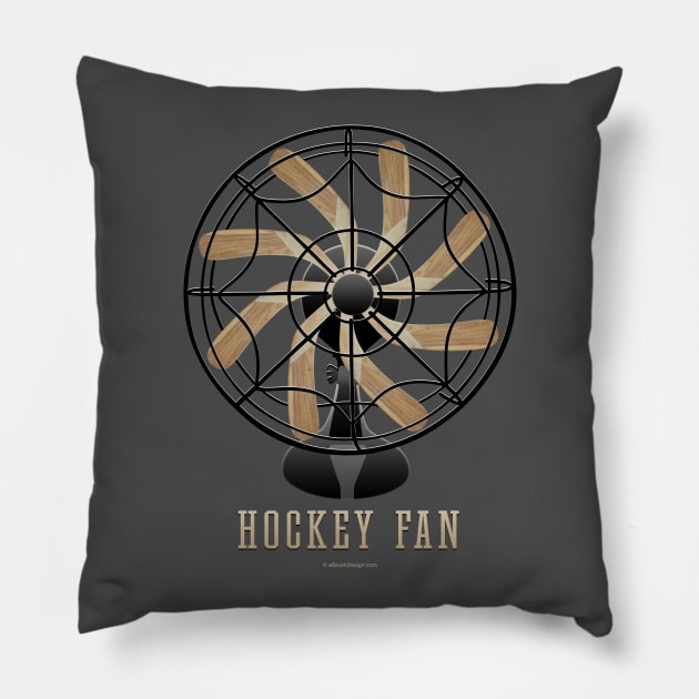 Hockey Fan Pillow by eBrushDesign