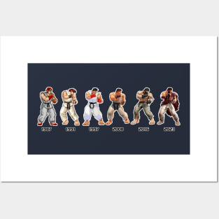 Ryu Street Fighter Design (1) Poster for Sale by GilliamPoundC