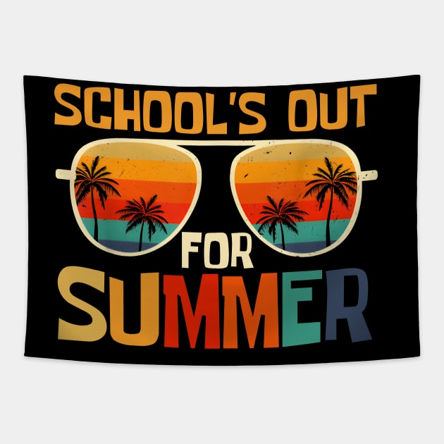 Schools Out For Summer Last Day Of School Teacher End Of School Tapestry by Lovelydesignstore