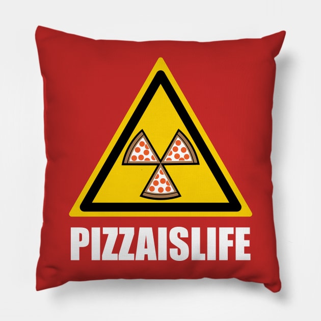 Pizza Hazard Pillow by PizzaIsLife