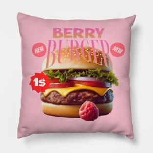 Berry Burger Pillow