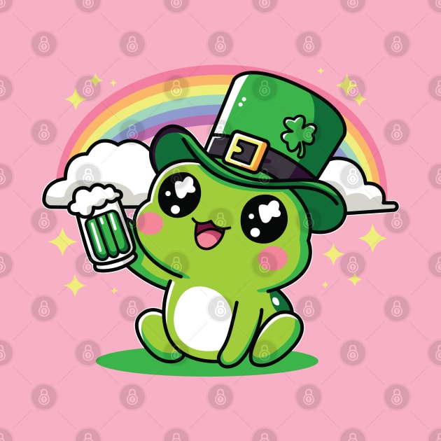 St. Patrick's Day Frog by JS Arts