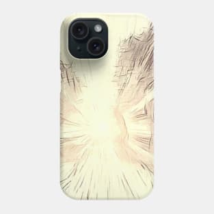 Radiant Dawn Forest Sketch Phone Case