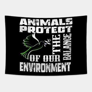 World Animal Day tshirt design 2023 Tapestry