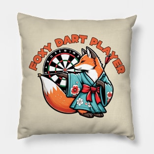 Foxy darts Pillow