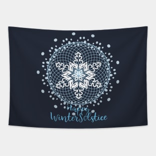 Happy Winter Solstice Tapestry