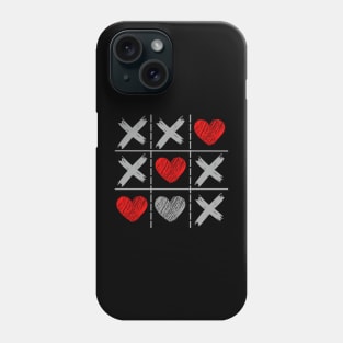 Valentines Day Tic-Tac-Toe XO-XO Phone Case