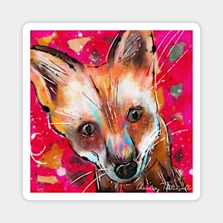 Bright fun fox Magnet