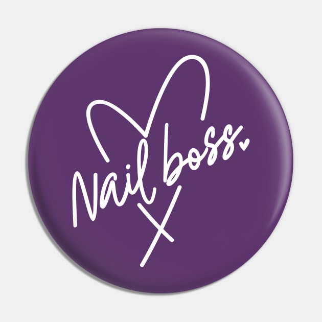 Nail Boss Pin by KayBee Gift Shop