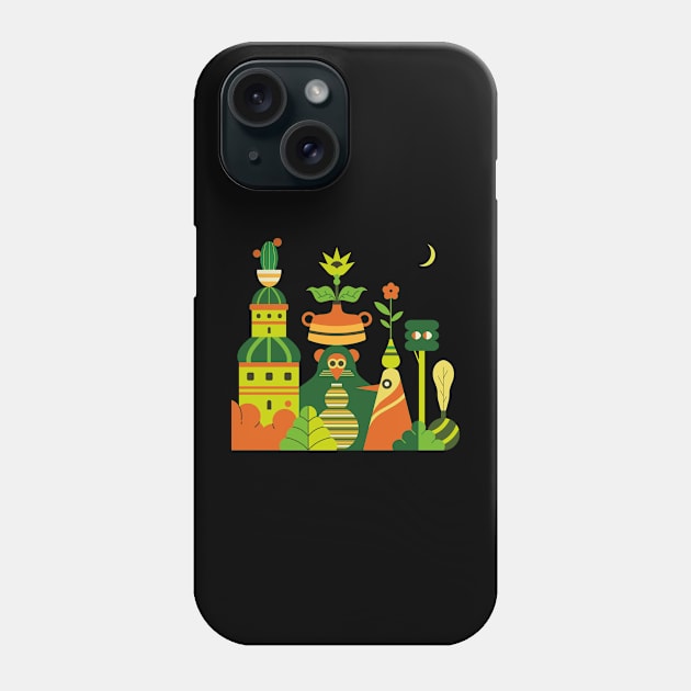 Garden of plants Phone Case by Léo Alexandre