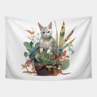 Cute Bengal cat Tapestry