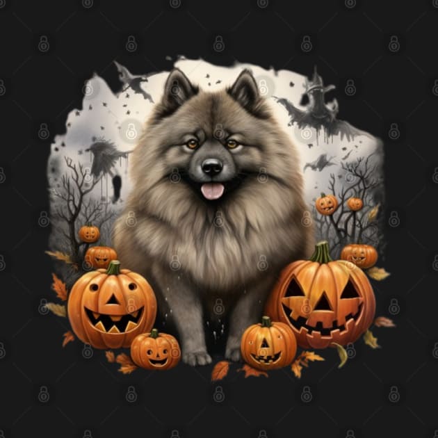 Halloween Keeshond by NatashaCuteShop