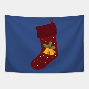 Christmas Stocking with bells Tapestry