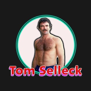 Sexy Tom Selleck Retro Aesthetic Design T-Shirt