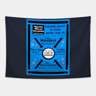 Galaxy Of Stars Tour '64 (Blue) Tapestry