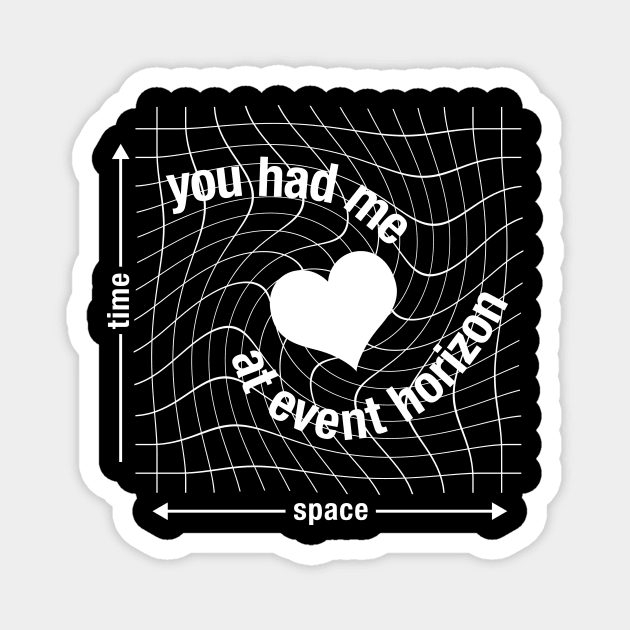 Love in Space Time Continuum Magnet by cartogram