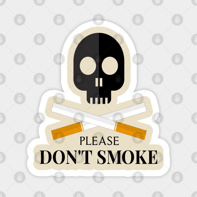 Please Don't Smoke Cigarettes Magnet by potch94