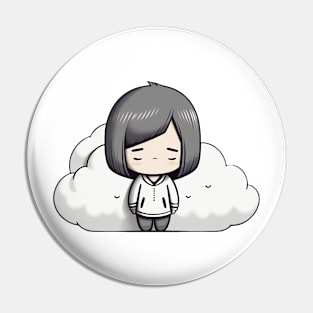 Cloudy Mood Pin