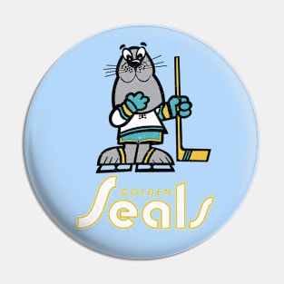 Vintage Sparky of the California Golden Seals Hockey Pin