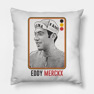 Eddy Merckx ---- Retro Style Original Design Pillow