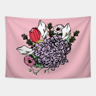 Bouquet bloom Tapestry