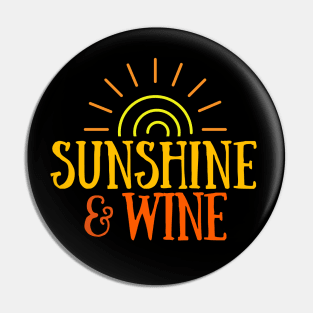 Sunshine & Wine - Summer Pin