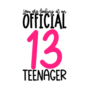 You are looking at an official teenager T-Shirt