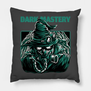 Dark Mystery Man Gas Mask Pillow