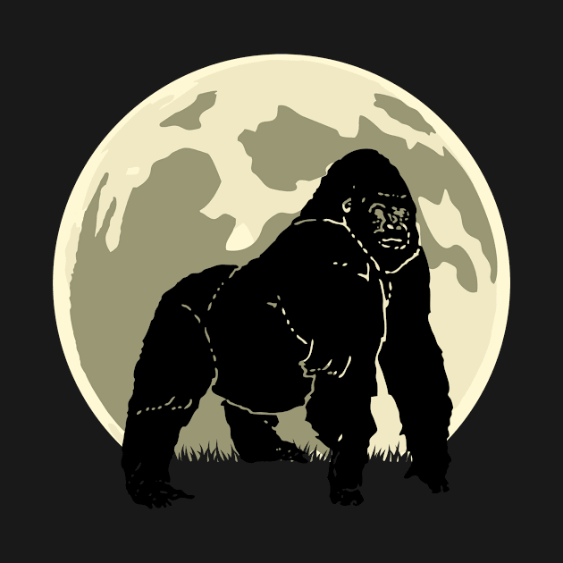 Gorilla Cute Halloween Design by RJCatch