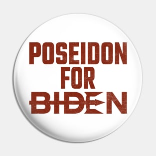 Poseidon For Biden Pin