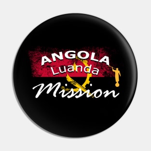 Angola Luanda Mormon LDS Mission Missionary Shirt and Gift Pin