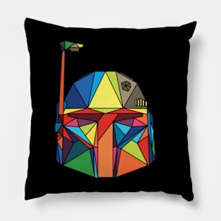 Boba Fett x Mandalorian Geometric Pillow