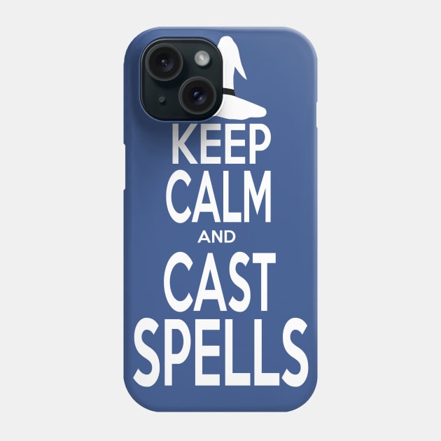 Keep Calm and Cast Spells Phone Case by Elijah101