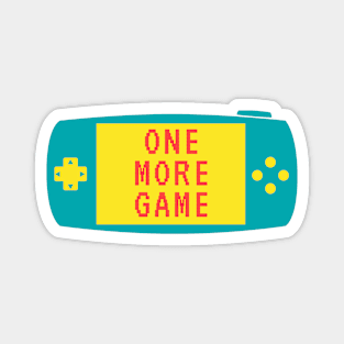 One More Game Gamers Magnet