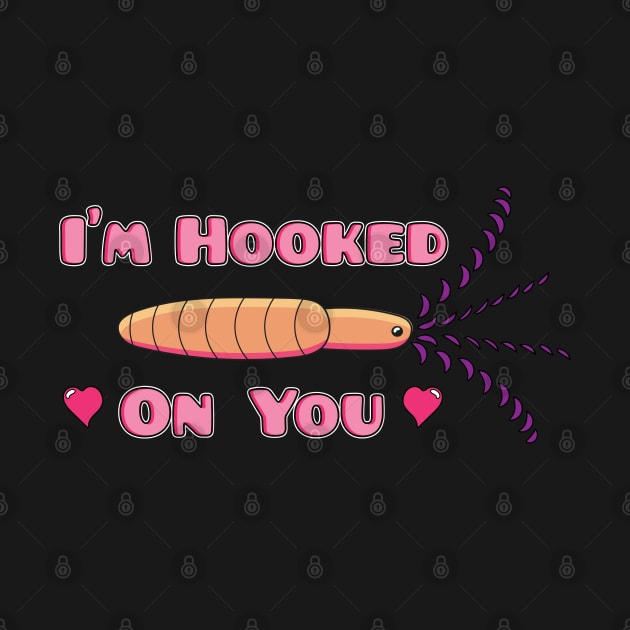 Hooked on You Valentines Day Belemnoid by Gottalottarocks