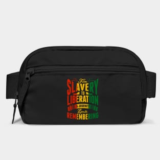 Juneteenth From Slavery to Liberation Celebration Fashion Bag