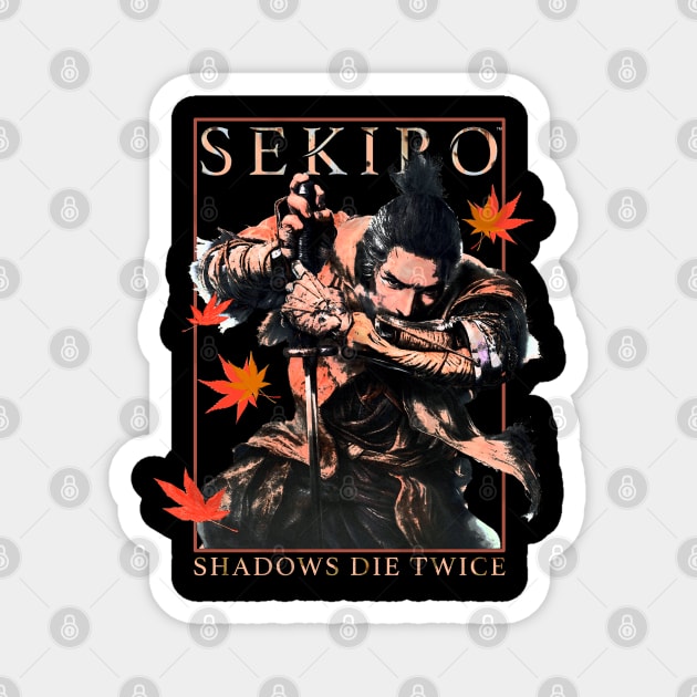 Sekiro Samurai Video Game Fan Magnet by IndieTeeshirt