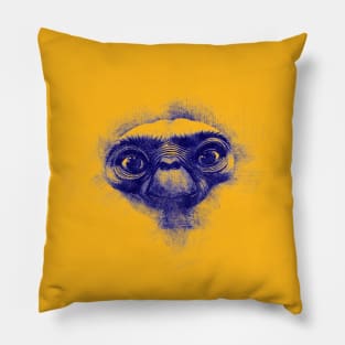 E.T. the Extra-Terrestrial - Pen Art Pillow