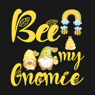 Bee Dwarf Garden Gnome Valentine's Day T-Shirt