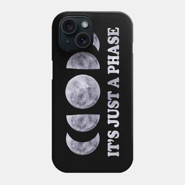Phases of the Moon Phone Case by Saulene