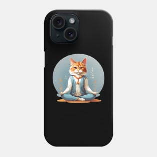 Yoga cat Phone Case